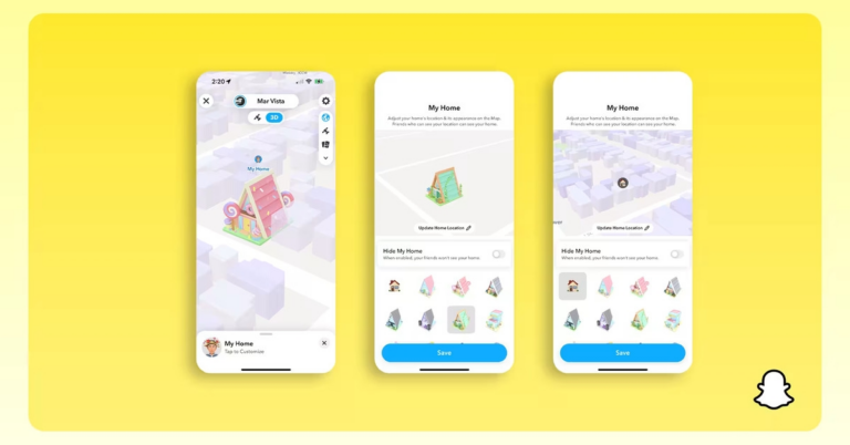 You can pay to put a virtual house on Snapchat’s map