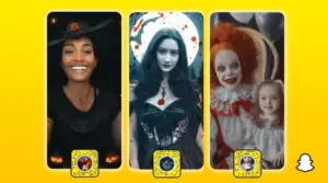 Snapchat Adds Halloween Lenses, ‘Footsteps’ on Snap Map